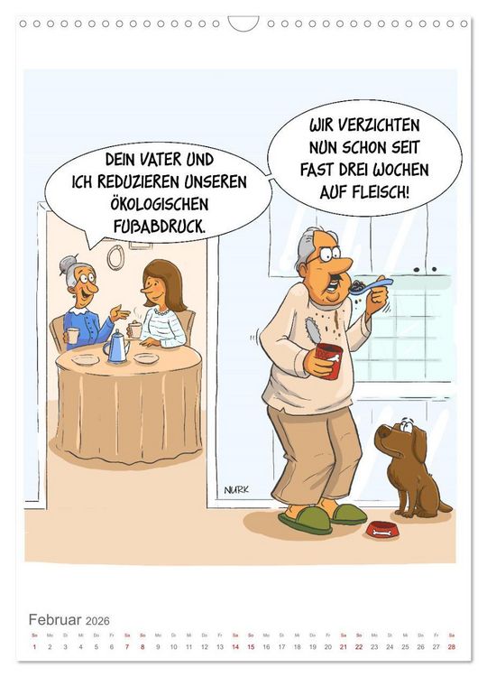 Produktbild: Okay, Boomer - Cartoons (Wandkalender 2026 DIN A3 hoch), CALVENDO Monatskalender