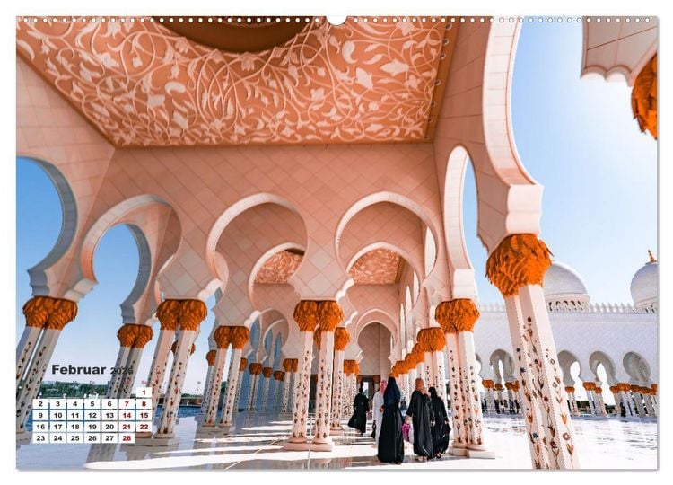 Produktbild: Die Emirate - Im Land der sieben Seelen (hochwertiger Premium Wandkalender 2026 DIN A2 quer), Kunstdruck in Hochglanz