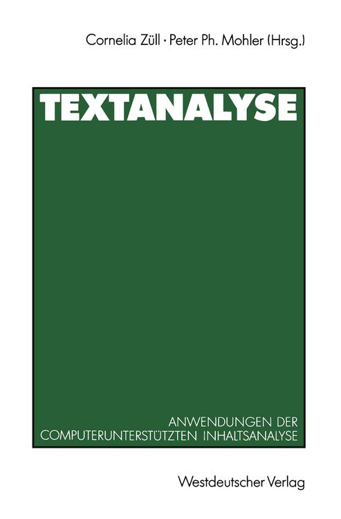 Produktbild: Textanalyse