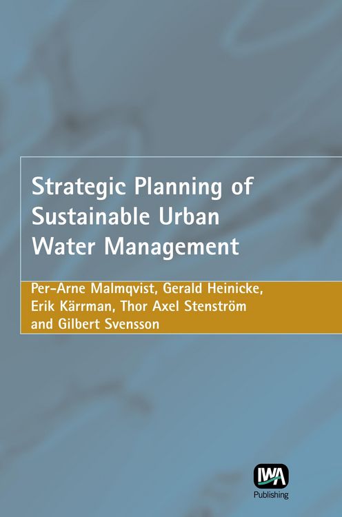 Produktbild: Strategic Planning of Sustainable Urban Water Management