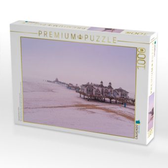 Produktbild: CALVENDO Puzzle Ostseebad Sellin im Winter | 1000 Teile Lege-Gr&ouml;&szlig;e 64x48cm Foto-Puzzle f&uuml;r gl&uuml;ckliche Stunden