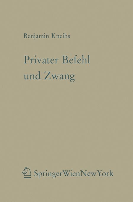 Produktbild: Privater Befehl und Zwang