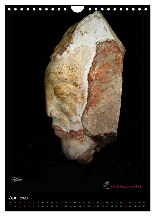 Produktbild: Kunstkalender 2026 - Encaustic und Tuffstein - Skulpturen (Wandkalender 2026 DIN A4 hoch), CALVENDO Monatskalender