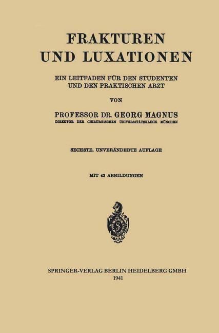 Produktbild: Frakturen und Luxationen