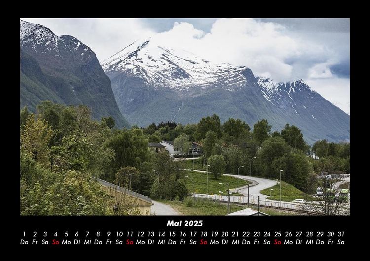 Produktbild: Landschaftskalender 2025 Fotokalender DIN A3