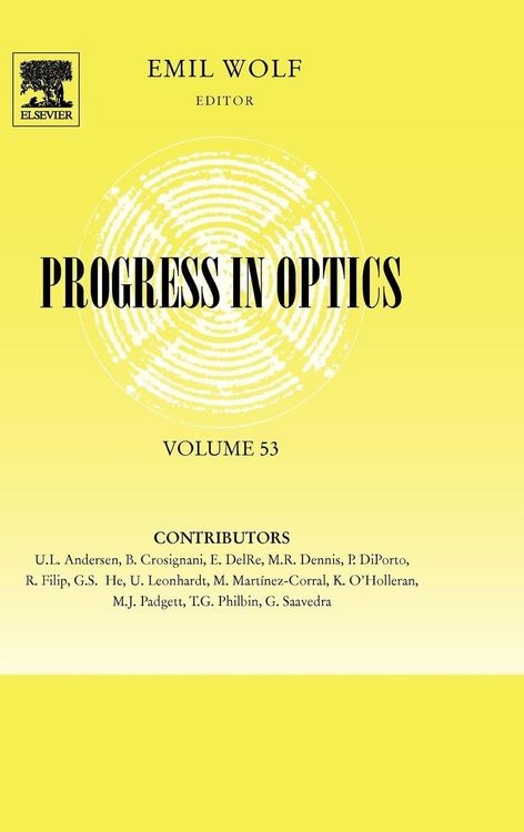 Produktbild: Progress in Optics