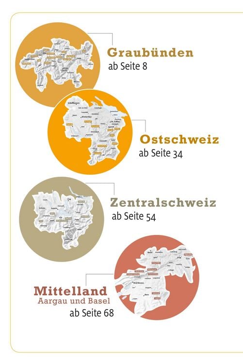 Produktbild: K&uuml;mmerly+Frey Erlebnis Schweiz Gratwanderungen - Wanderf&uuml;hrer