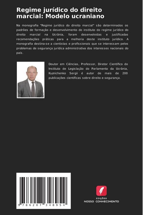 Produktbild: Regime jur&iacute;dico do direito marcial: Modelo ucraniano
