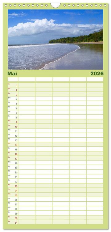 Produktbild: Familienplaner 2026 - Australien mit 5 Spalten (Wandkalender, 21 x 45 cm) CALVENDO