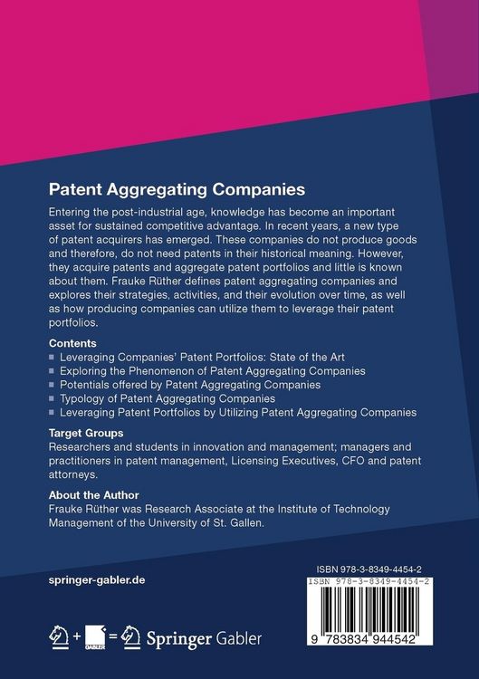 Produktbild: Patent Aggregating Companies