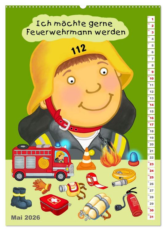 Produktbild: Mein Wunschberuf (hochwertiger Premium Wandkalender 2026 DIN A2 hoch), Kunstdruck in Hochglanz