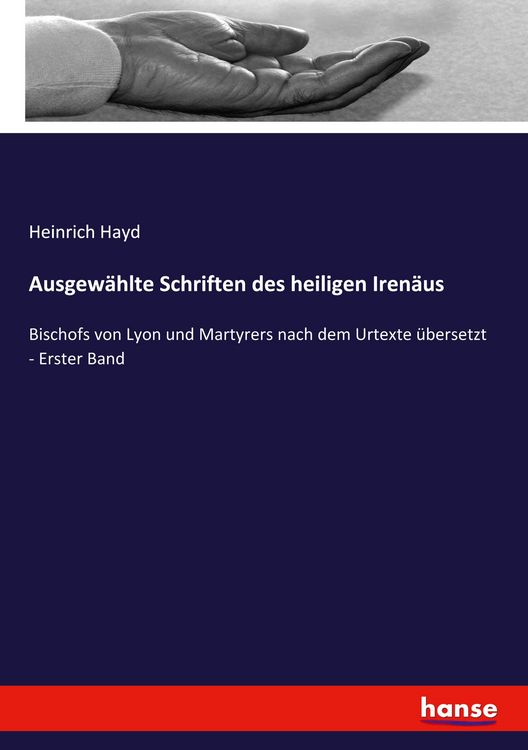 Produktbild: Ausgew&auml;hlte Schriften des heiligen Iren&auml;us