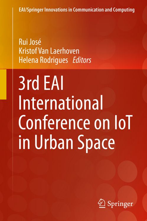 Produktbild: 3rd EAI International Conference on IoT in Urban Space