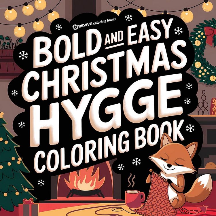 Produktbild: Bold & Easy Christmas Hygge Coloring Book