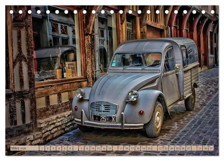 Produktbild: Citro&euml;n 2CV - die Ente (Tischkalender 2026 DIN A5 quer), CALVENDO Monatskalender