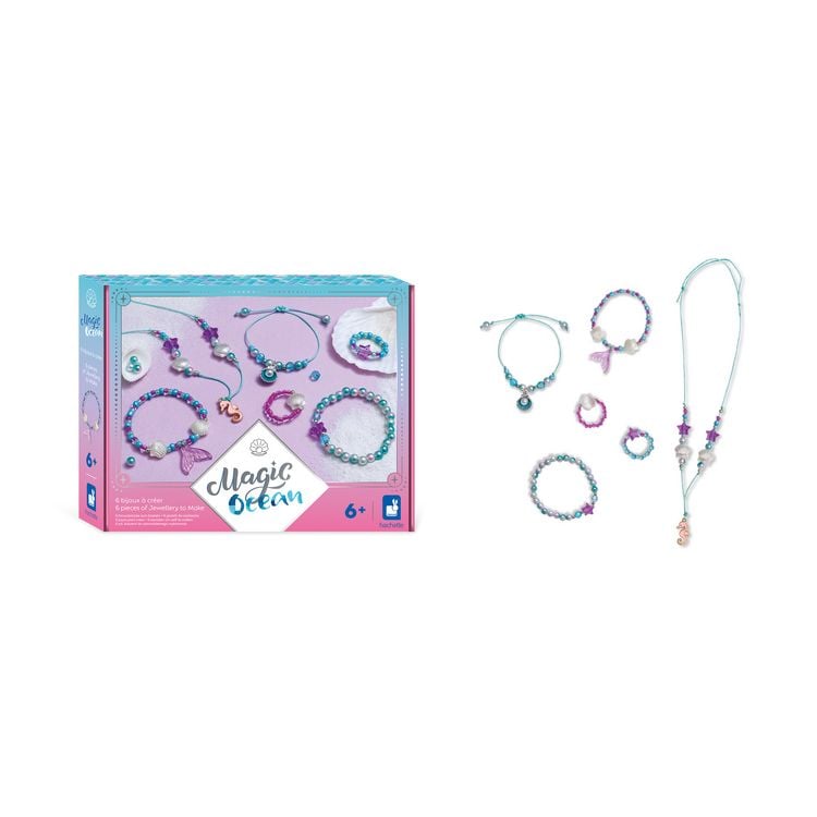 Produktbild: Meerjungfrauen-Schmuck &ndash; Bastelset f&uuml;r Kinder (6 Schmuckst&uuml;cke)