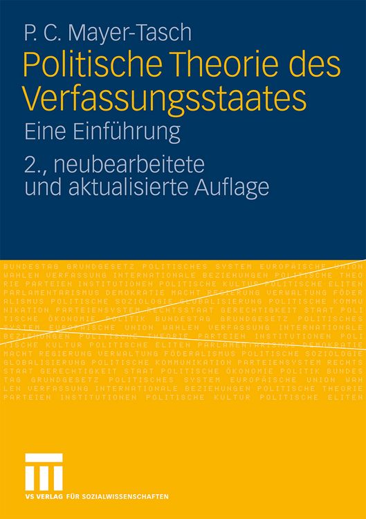 Produktbild: Politische Theorie des Verfassungsstaates