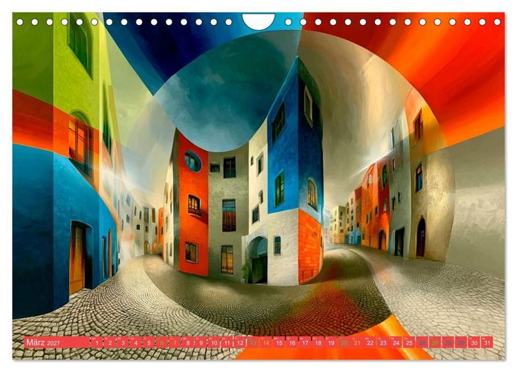 Produktbild: Das Paradies der tanzenden H&auml;user (Wandkalender 2027 DIN A4 quer), CALVENDO Monatskalender