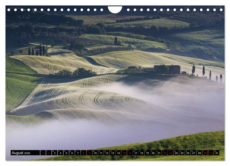 Produktbild: Toskana - Inseln im Nebel (Wandkalender 2026 DIN A4 quer), CALVENDO Monatskalender