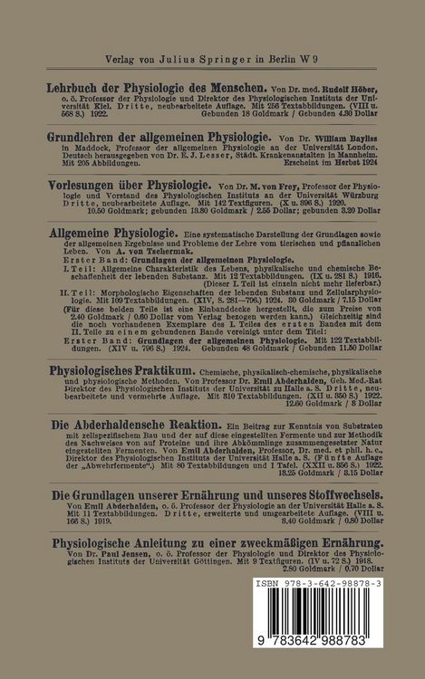 Produktbild: Praktische &Uuml;bungen in der Physiologie