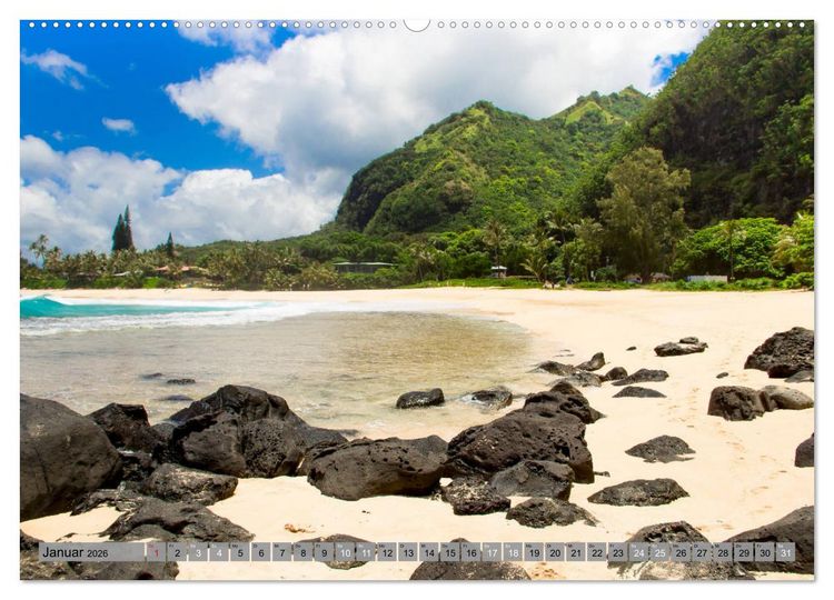 Produktbild: Kauai - Einmal Paradies und zur&uuml;ck (Wandkalender 2026 DIN A2 quer), CALVENDO Monatskalender