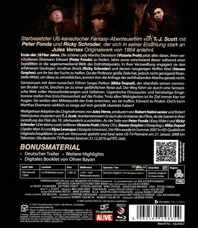 Produktbild: Die Reise zum Mittelpunkt der Erde (Journey to the Center of the Earth)