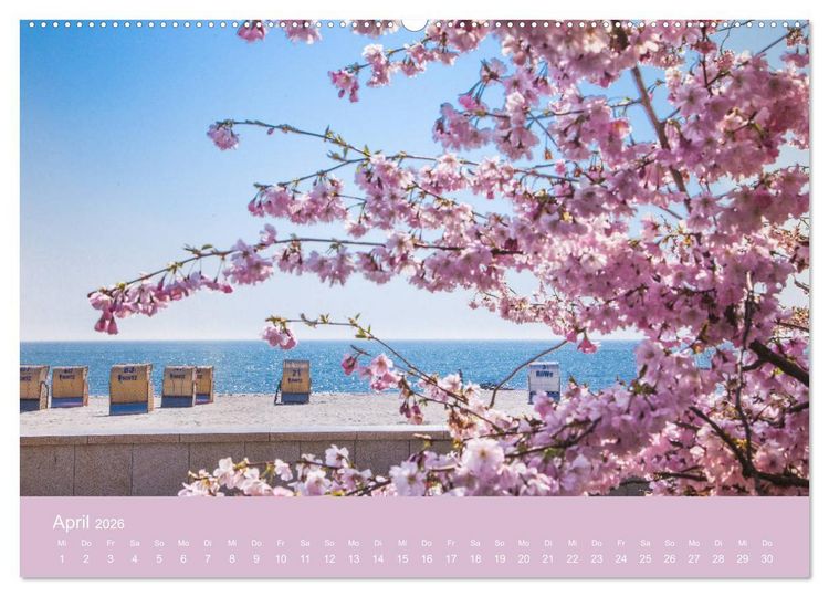Produktbild: Gr&ouml;mitz - Ein Jahr Urlaub (hochwertiger Premium Wandkalender 2026 DIN A2 quer), Kunstdruck in Hochglanz