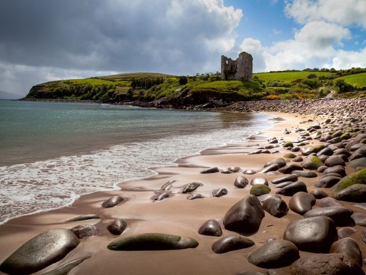Produktbild: CALVENDO Puzzle Minard Castle - Dingle | 1000 Teile Lege-Gr&ouml;&szlig;e 64x48cm Foto-Puzzle f&uuml;r gl&uuml;ckliche Stunden