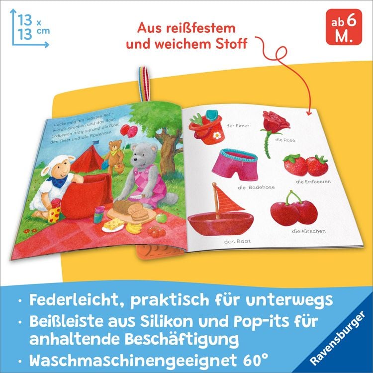 Produktbild: Mein Knuddel-Knautsch-Buch: flip&pop. Meine Farben