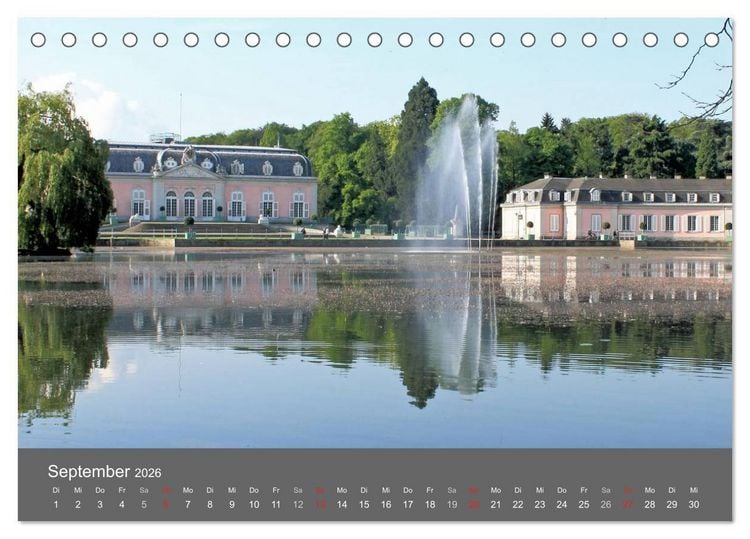 Produktbild: Grosse Brunnen und Wasserspiele in D&uuml;sseldorf (Tischkalender 2026 DIN A5 quer), CALVENDO Monatskalender
