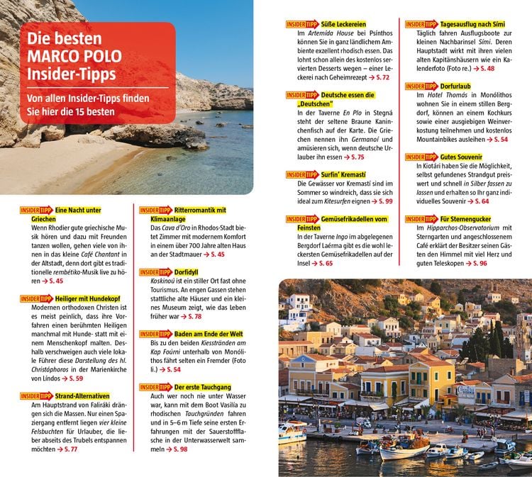 Produktbild: MARCO POLO Reisef&uuml;hrer Rhodos