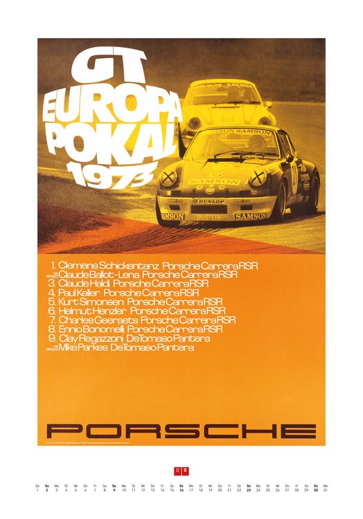 Produktbild: Porsche Rennplakate 2026