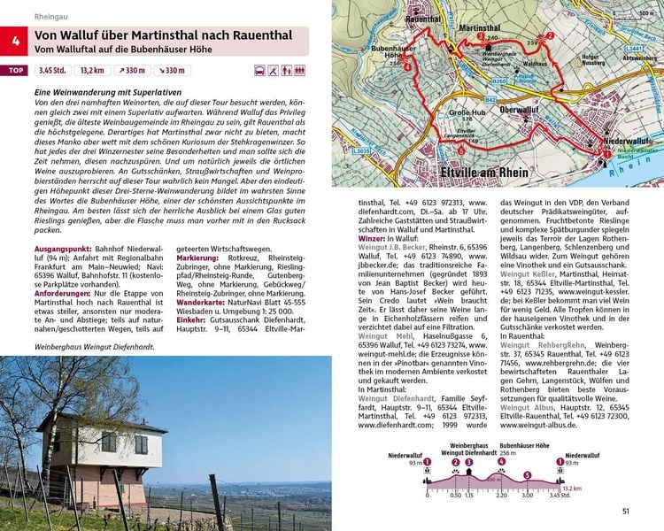 Produktbild: ROTHER Wanderbuch Wandern und Wein - Rheingau &ndash; Rheinhessen mit Bergstra&szlig;e.
