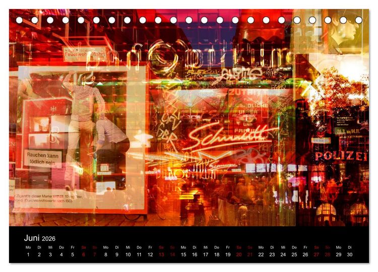 Produktbild: Hamburg-Art (Tischkalender 2026 DIN A5 quer), CALVENDO Monatskalender