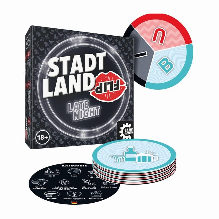 Game Factory - Stadt Land Flip Late Night