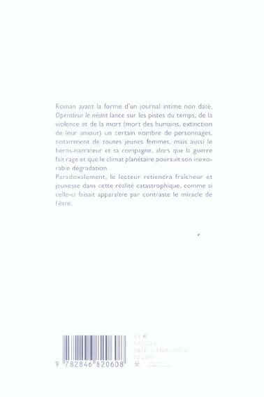 Produktbild: Op&eacute;rateur le n&eacute;ant