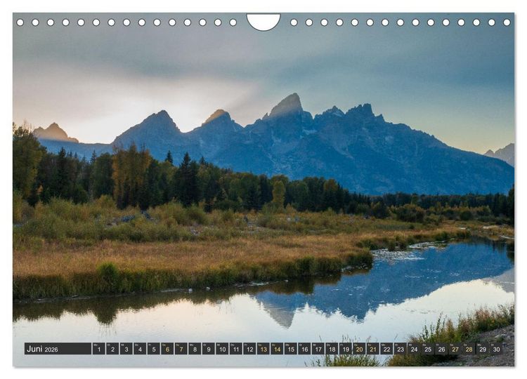 Produktbild: Westw&auml;rts - &Uuml;ber die Rocky Mountains zum Pazifik (Wandkalender 2026 DIN A4 quer), CALVENDO Monatskalender