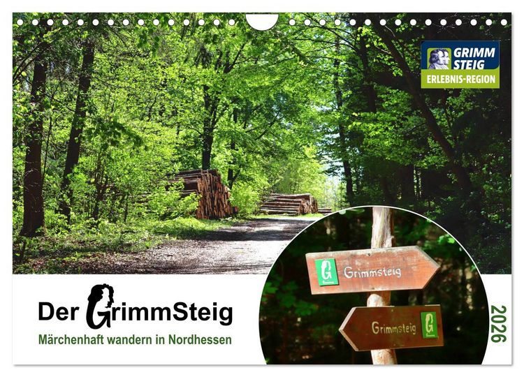Produktbild: Der Grimmsteig (Wandkalender 2026 DIN A4 quer), CALVENDO Monatskalender