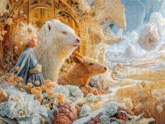 Produktbild: CALVENDO Puzzle Tierparadies | 1000 Teile Lege-Gr&ouml;&szlig;e 64x48cm Foto-Puzzle f&uuml;r gl&uuml;ckliche Stunden