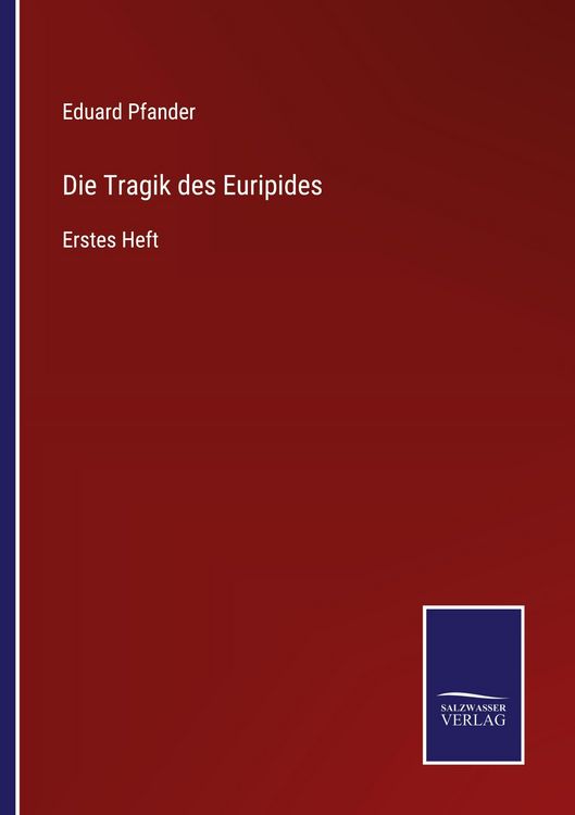 Produktbild: Die Tragik des Euripides