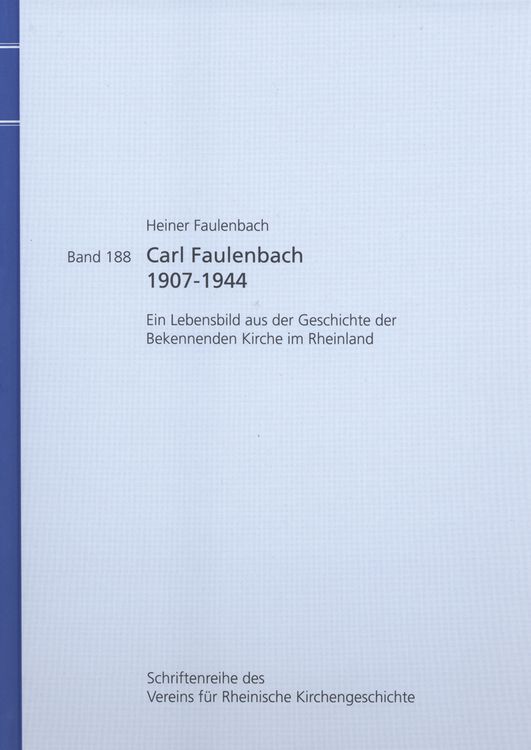 Produktbild: Carl Faulenbach 1907-1944