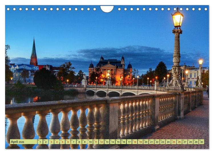 Produktbild: Schwerin - Welterbe (Wandkalender 2026 DIN A4 quer), CALVENDO Monatskalender