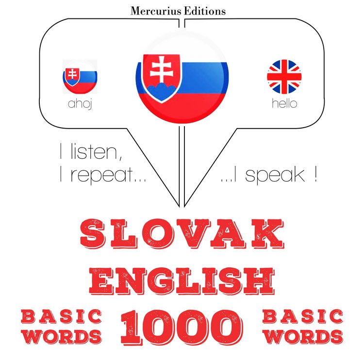 Produktbild: Slovensk&yacute; - anglicky: 1000 z&aacute;kladn&yacute;ch slov