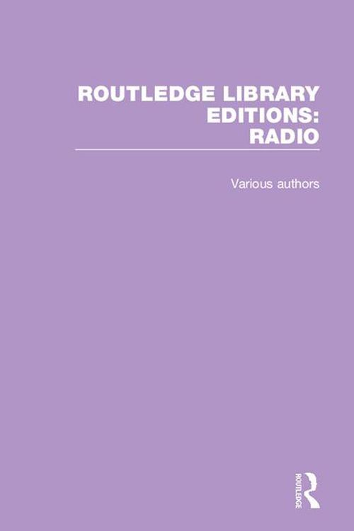 Produktbild: Routledge Library Editions: Radio