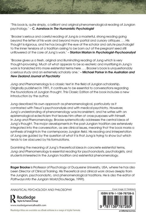 Produktbild: Jung and Phenomenology