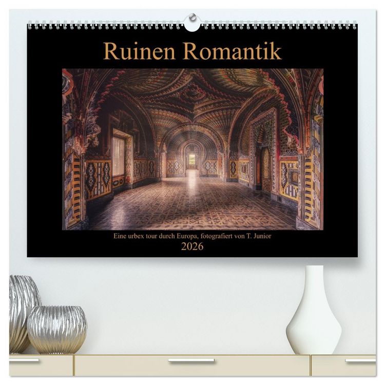 Produktbild: Ruinen Romantik (hochwertiger Premium Wandkalender 2026 DIN A2 quer), Kunstdruck in Hochglanz
