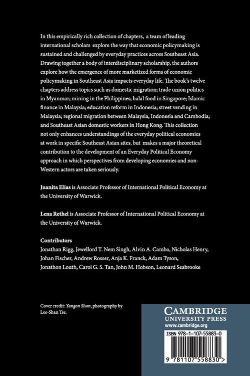Produktbild: The Everyday Political Economy of Southeast Asia