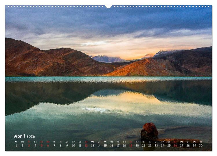 Produktbild: Faszinierende Landschaften entlang der chinesischen Seidenstrasse (hochwertiger Premium Wandkalender 2026 DIN A2 quer), Kunstdruck in Hochglanz