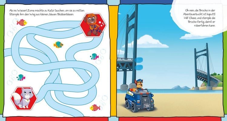 Produktbild: PAW Patrol Kindergartenheft: Mein erstes Fingerstempel-Malbuch