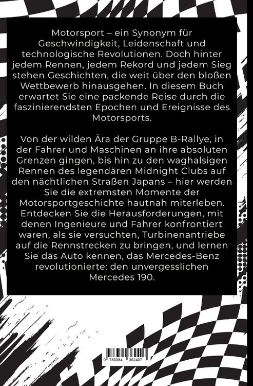 Produktbild: Faszinierende Geschichten des Motorsports